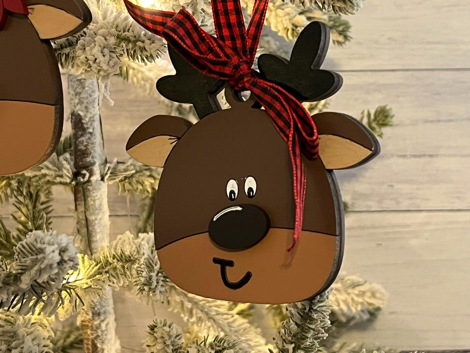 Reindeer Head Ornaments