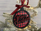 Patterned Merry Christmas Ornament