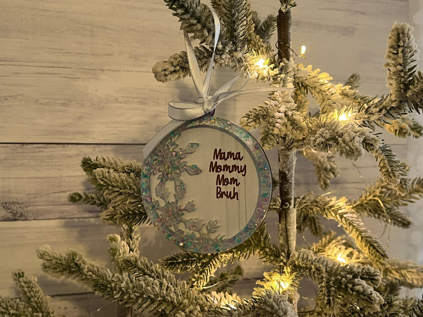 Mama Mommy Mom Bruh Ornament