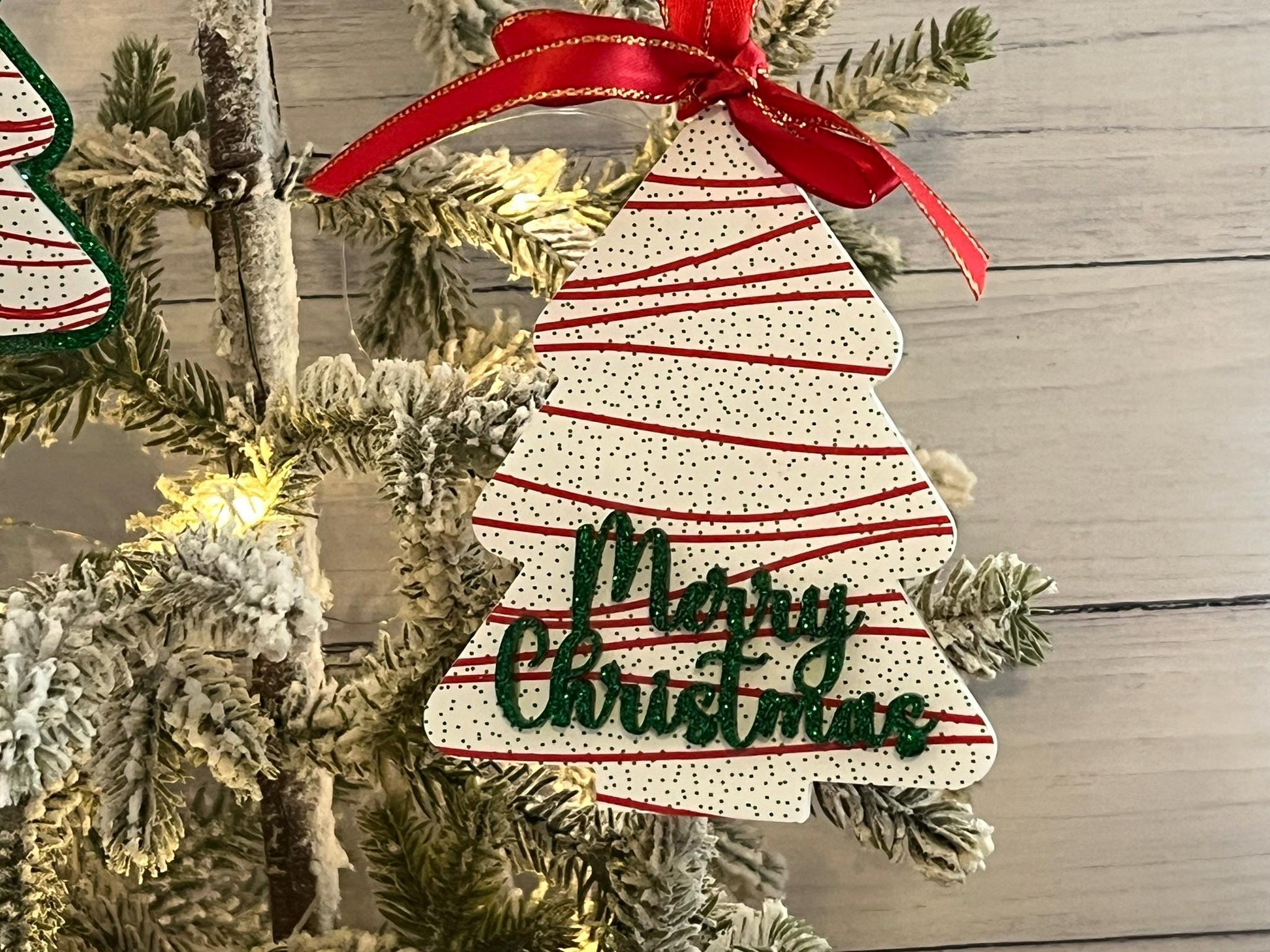 Christmas Tree Cake Ornaments