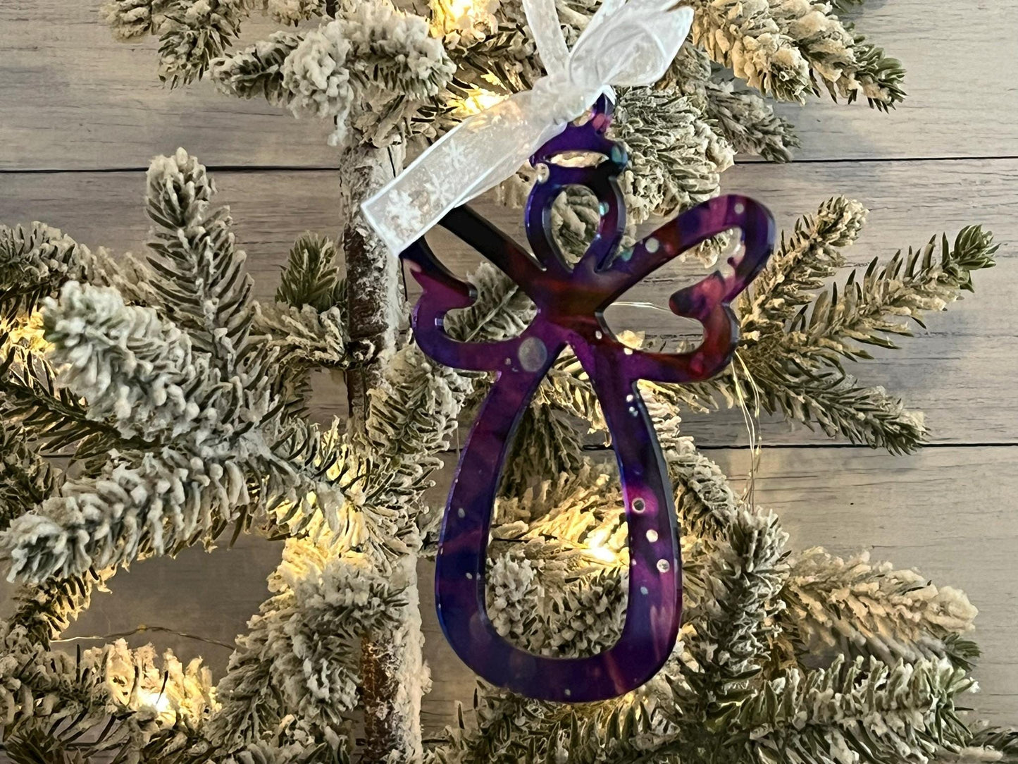 Abstract Angel Acrylic Ornament