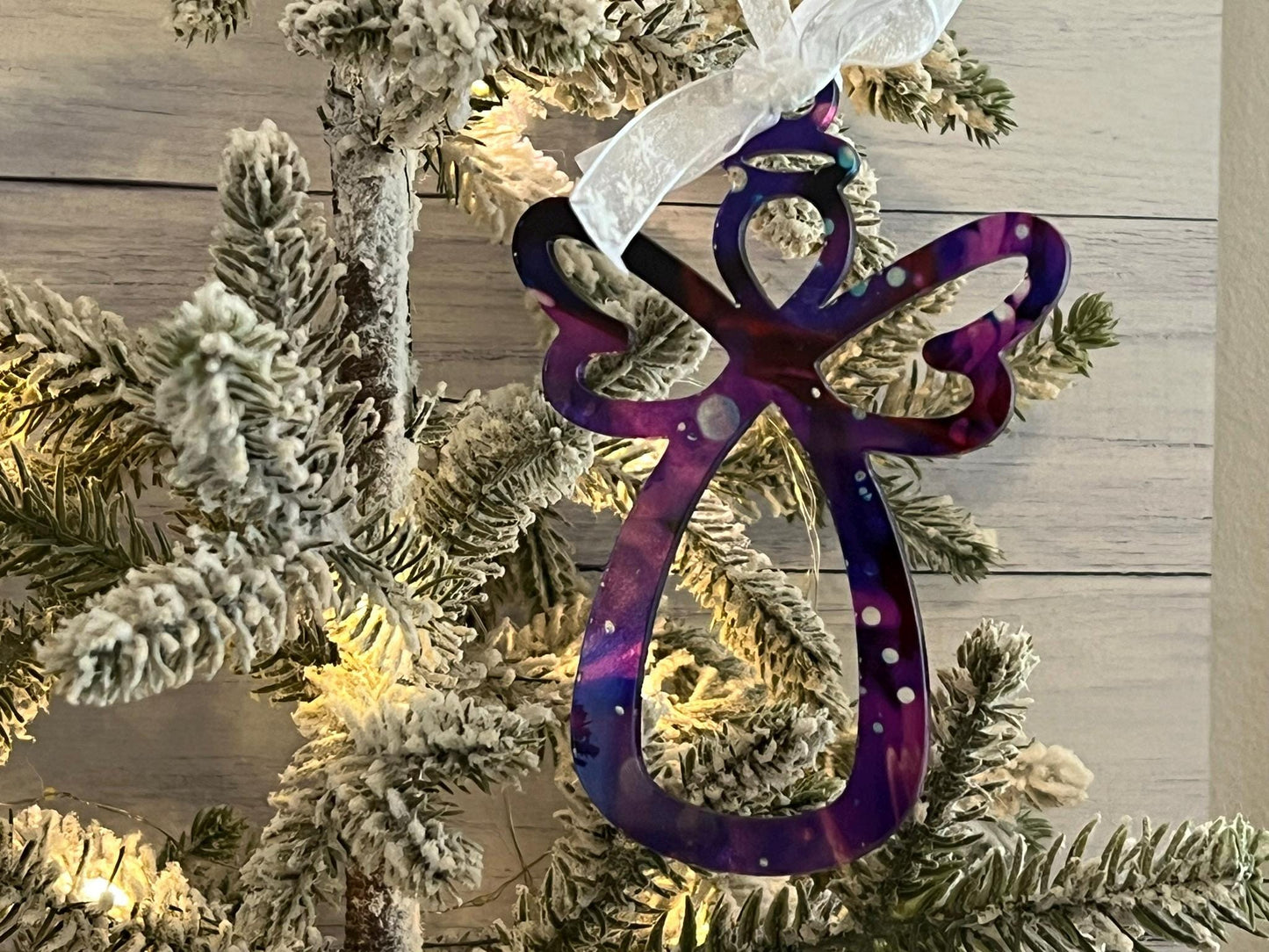 Abstract Angel Acrylic Ornament