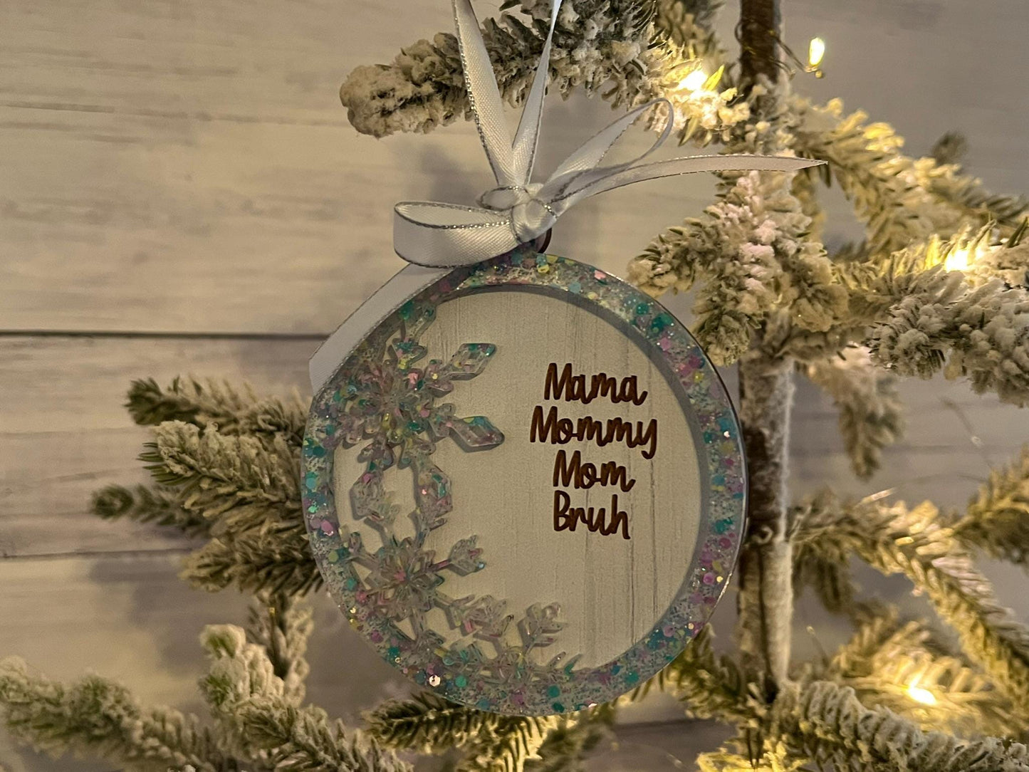 Mama Mommy Mom Bruh Ornament