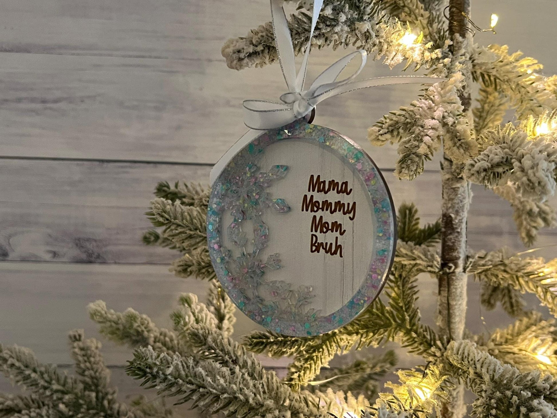 Mama Mommy Mom Bruh Ornament