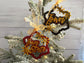 Iowa State or Iowa Snowflake Glitter Acrylic Christmas Ornament