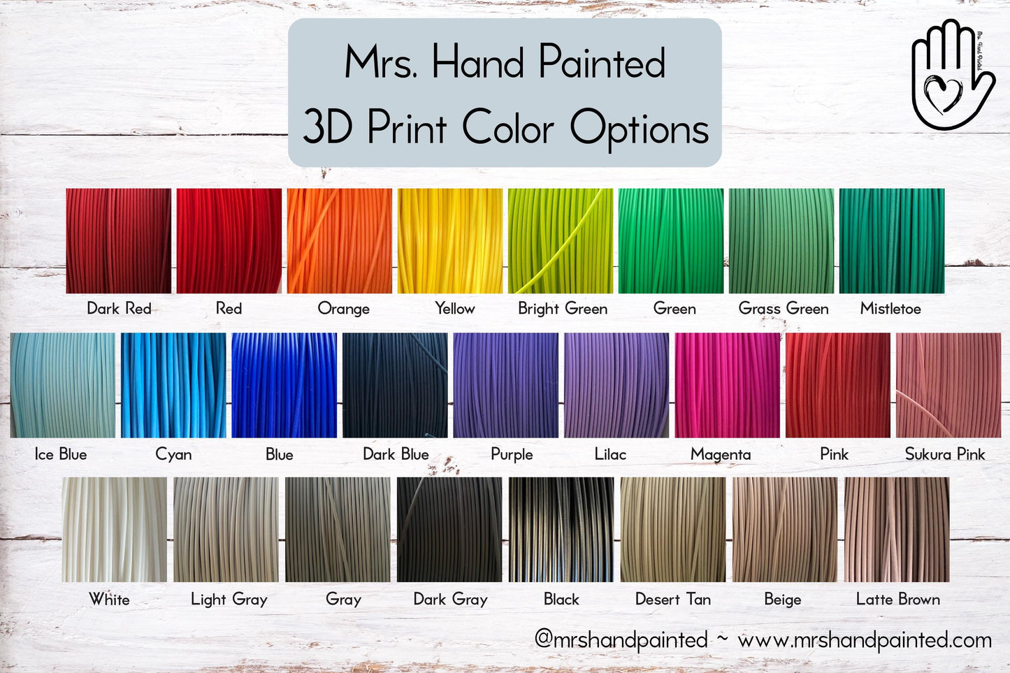 Square Color Mixing Chart Tracing / Drawing Template