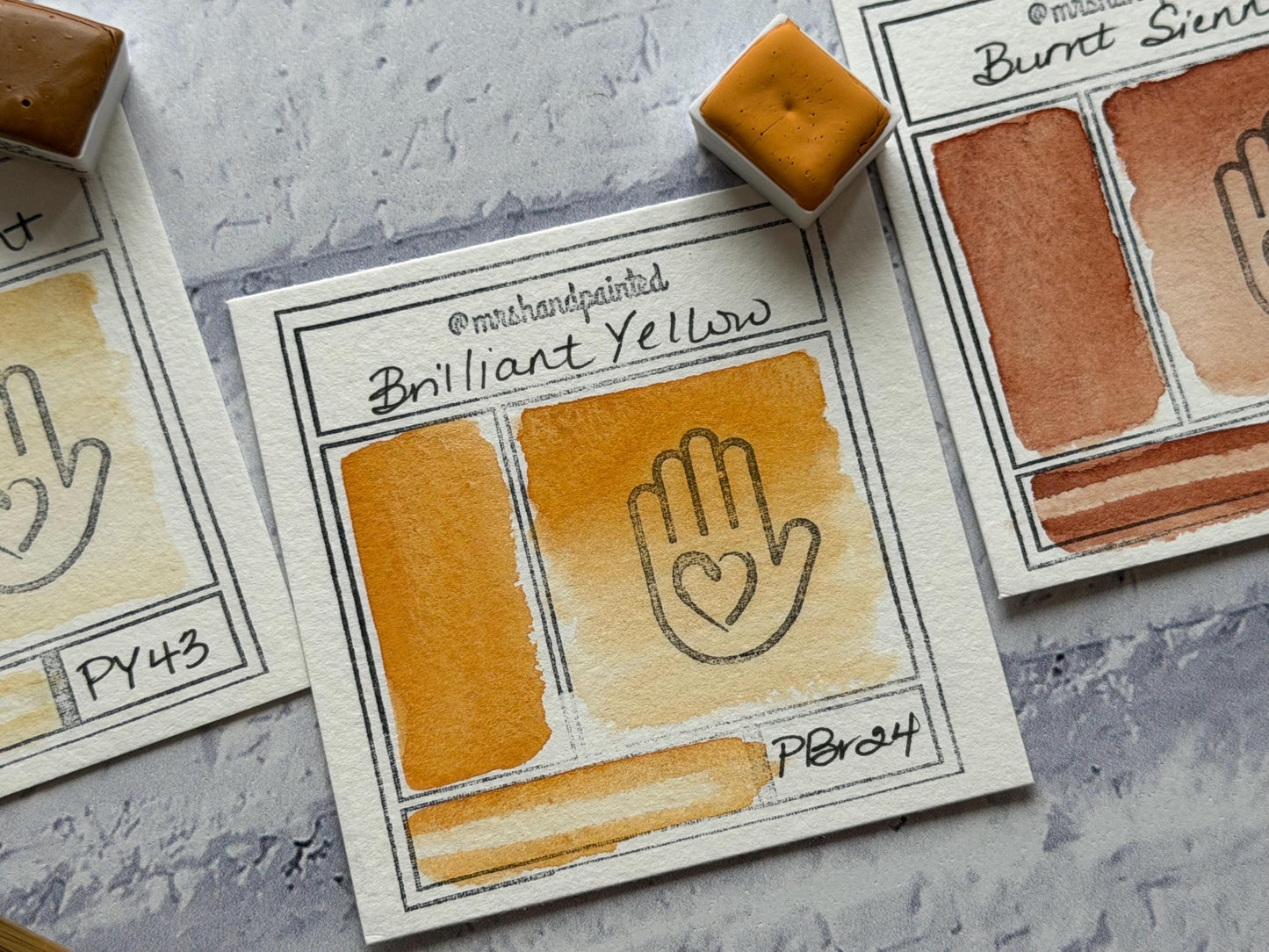 PORTRAIT PALETTE - Single Pigments Handmade Watercolor Paint Set