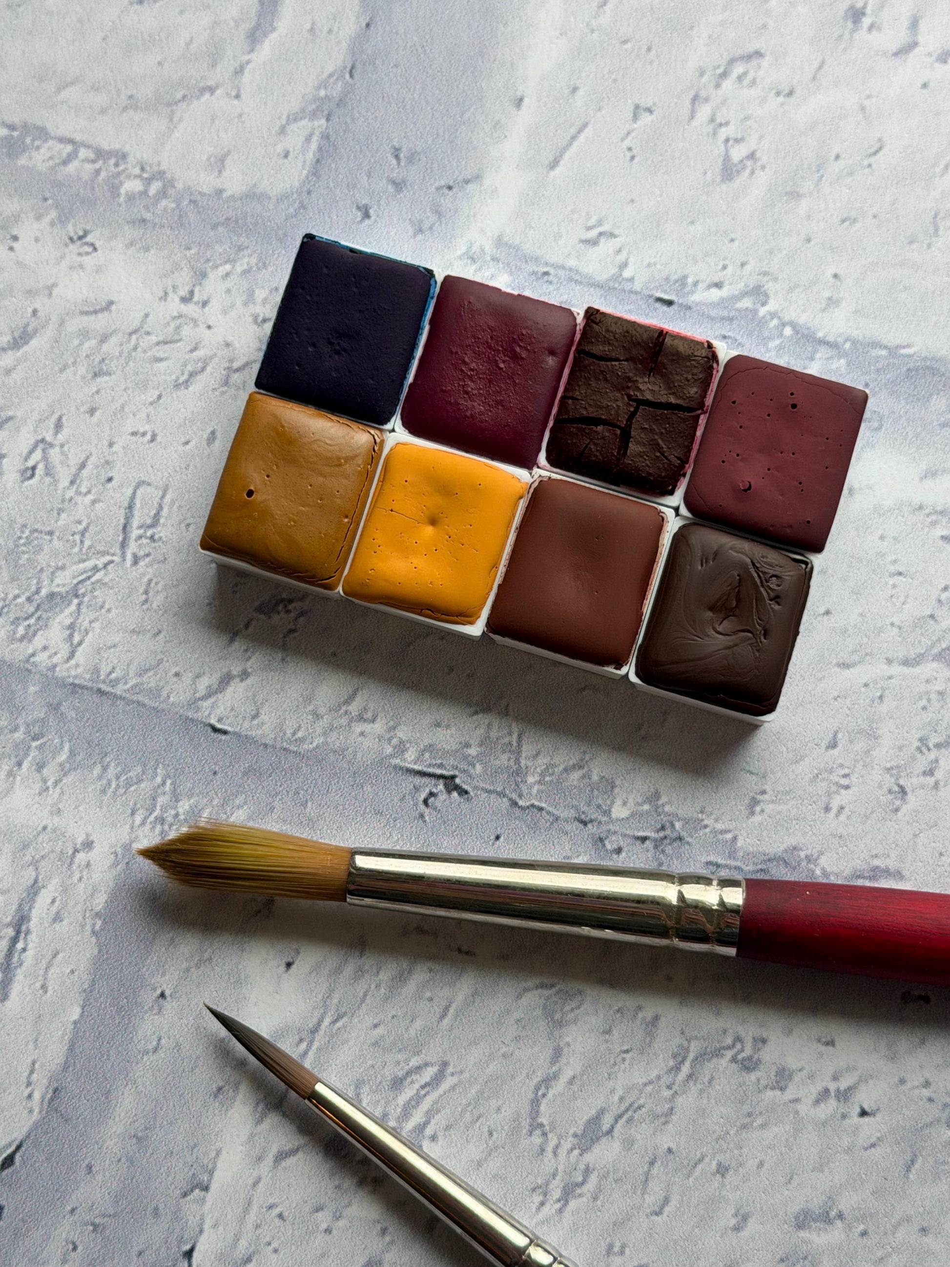PORTRAIT PALETTE - Single Pigments Handmade Watercolor Paint Set