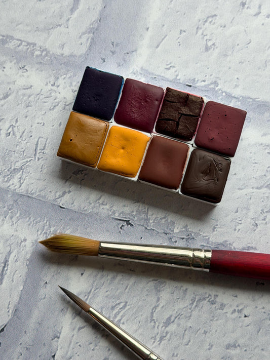 PORTRAIT PALETTE - Single Pigments Handmade Watercolor Paint Set