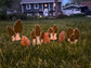 Stained Glass Morel Mushroom Garden Stake