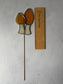 Stained Glass Morel Mushroom Garden Stake