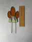 Stained Glass Morel Mushroom Garden Stake