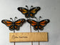 Monarch Butterfly Stained Glass Garden Stake