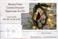 Digital Cut File - Baroque Frame Cardinal Ornament