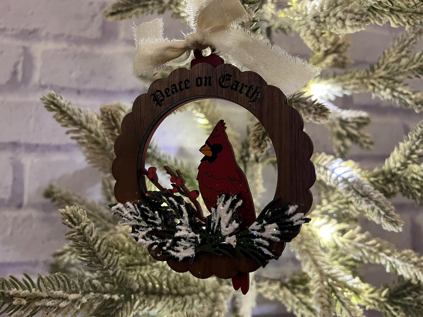 Digital Cut File - Cardinal Ornament Bundle