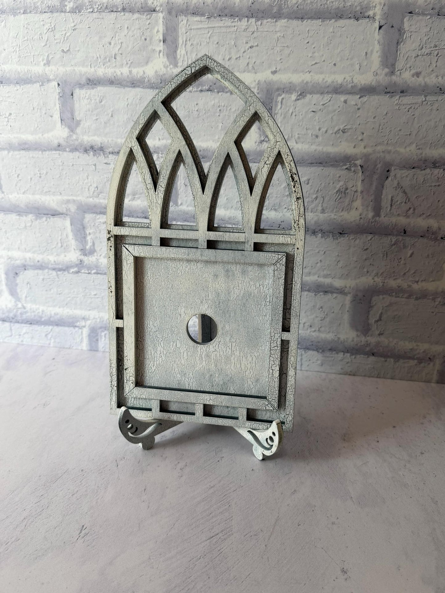Rustic Gothic Window Frame for Interchangeable Signs