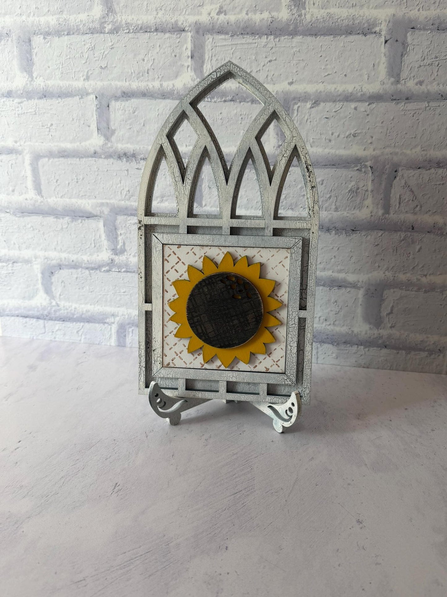 Rustic Gothic Window Frame for Interchangeable Signs