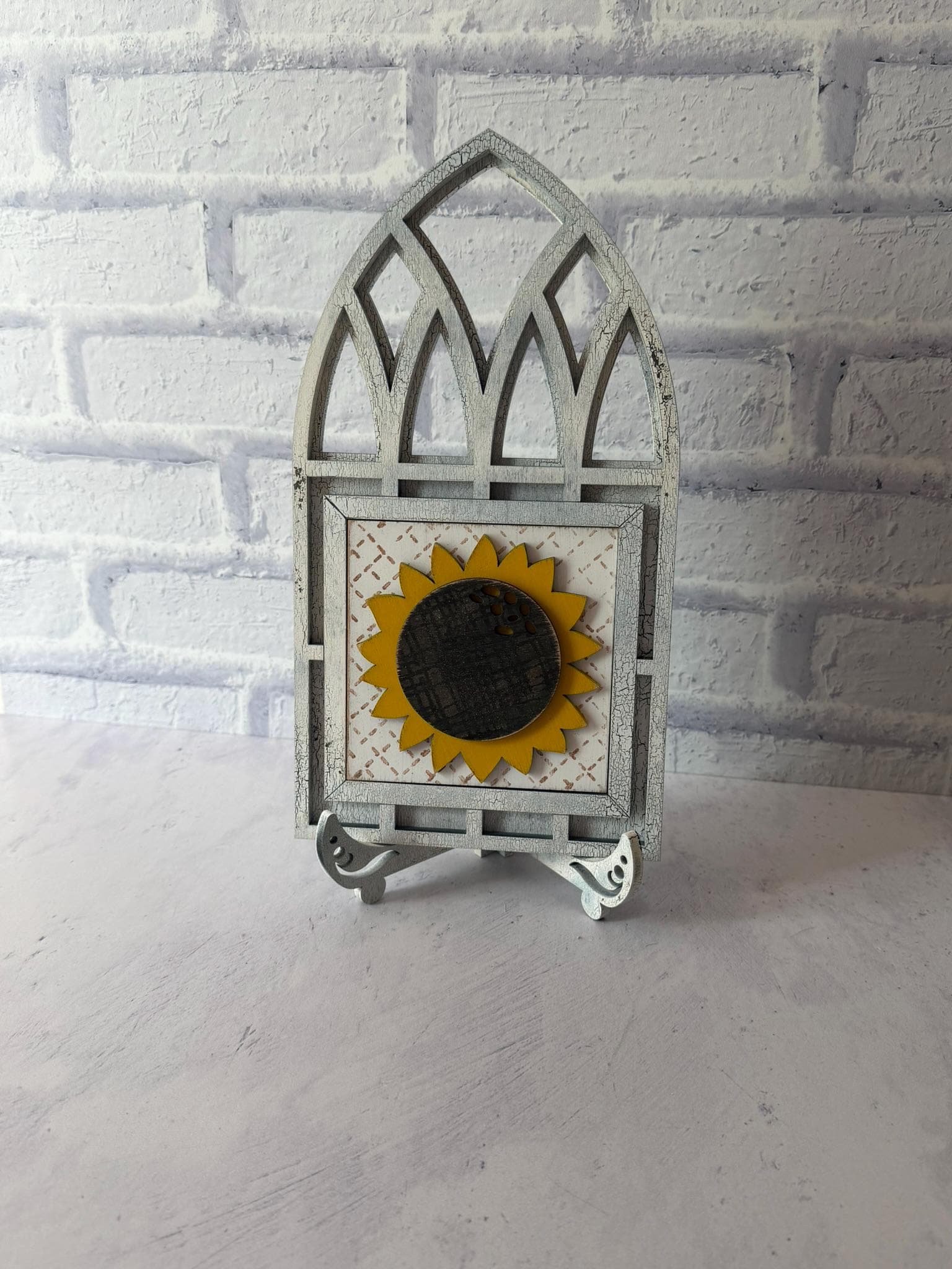 Rustic Gothic Window Frame for Interchangeable Signs
