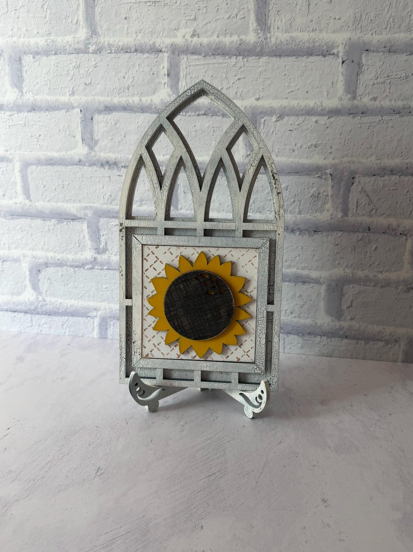 Rustic Gothic Window Frame for Interchangeable Signs