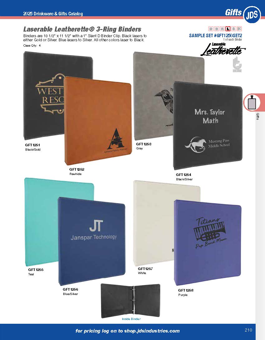 Custom Listing: KM Builders Custom Engraved Leatherette 3 Ring Binder