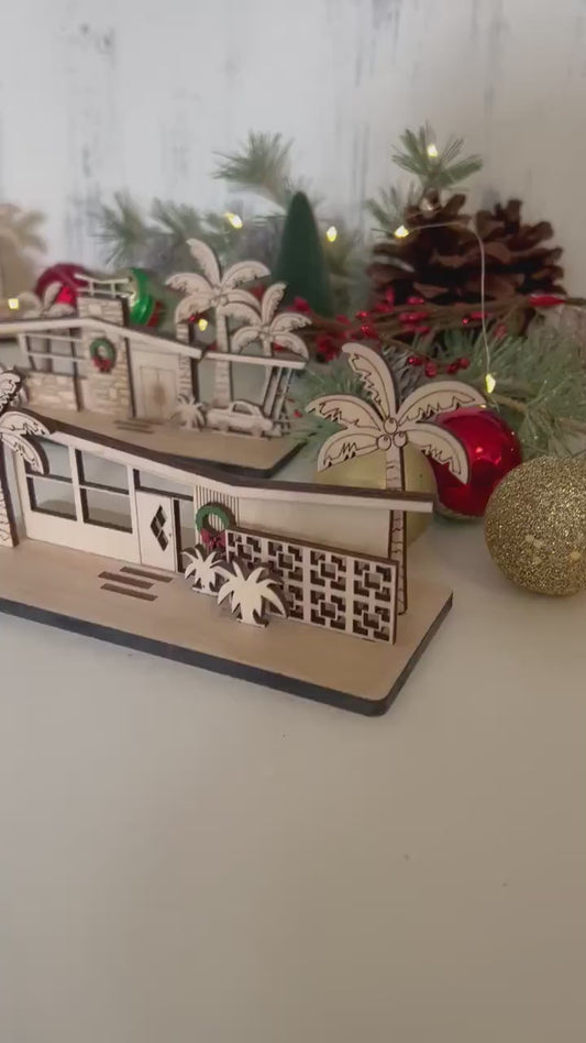 Laser Cut Wood Layered Ornament - Reindeer and Woodland Scene –  MrsHandPainted