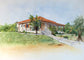 Original Hand Painted Custom Watercolor House Portrait - Housewarming / New Home Gift