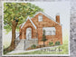 Original Hand Painted Custom Watercolor House Portrait - Housewarming / New Home Gift