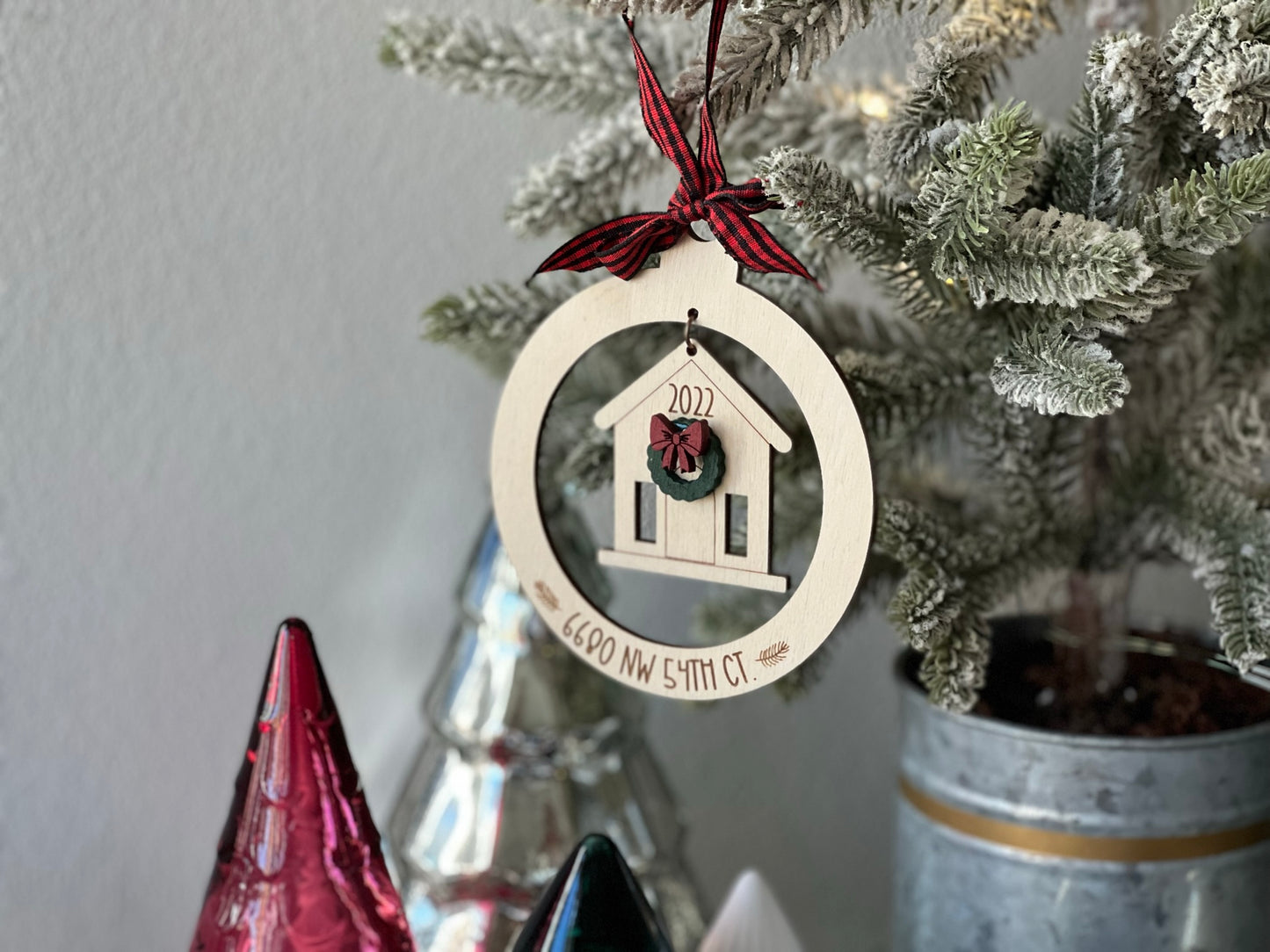 Custom Engraved Laser Cut Ornaments - Eisenlauer Team