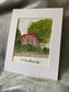 Original Hand Painted Custom Watercolor House Portrait - Housewarming / New Home Gift