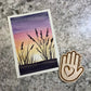 Watercolor Postcard Landscape Kit - SUNSET & LAKESHORE - Iowa Prairie Landscapes - Paint, Paper and Step by Step Instructions