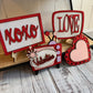 Laser Cut File - Retro Valentine's Day Tiered Tray Pieces - Digital Download SVG, DXF, AI files