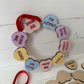 DIY Paint Kit - Laser Cut Wood - Valentine Candy Heart Wreath with Acrylic Paint and Laser Cut Wood Pieces