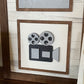 Retro Movie Theater Interchangeable Signs - Laser Cut Wood Painted