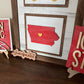 Iowa State Cyclones Interchangeable Signs - Laser Cut Wood Painted