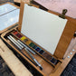 Plain (No Engravings) Wood Plein Air Pochade Watercolor Box