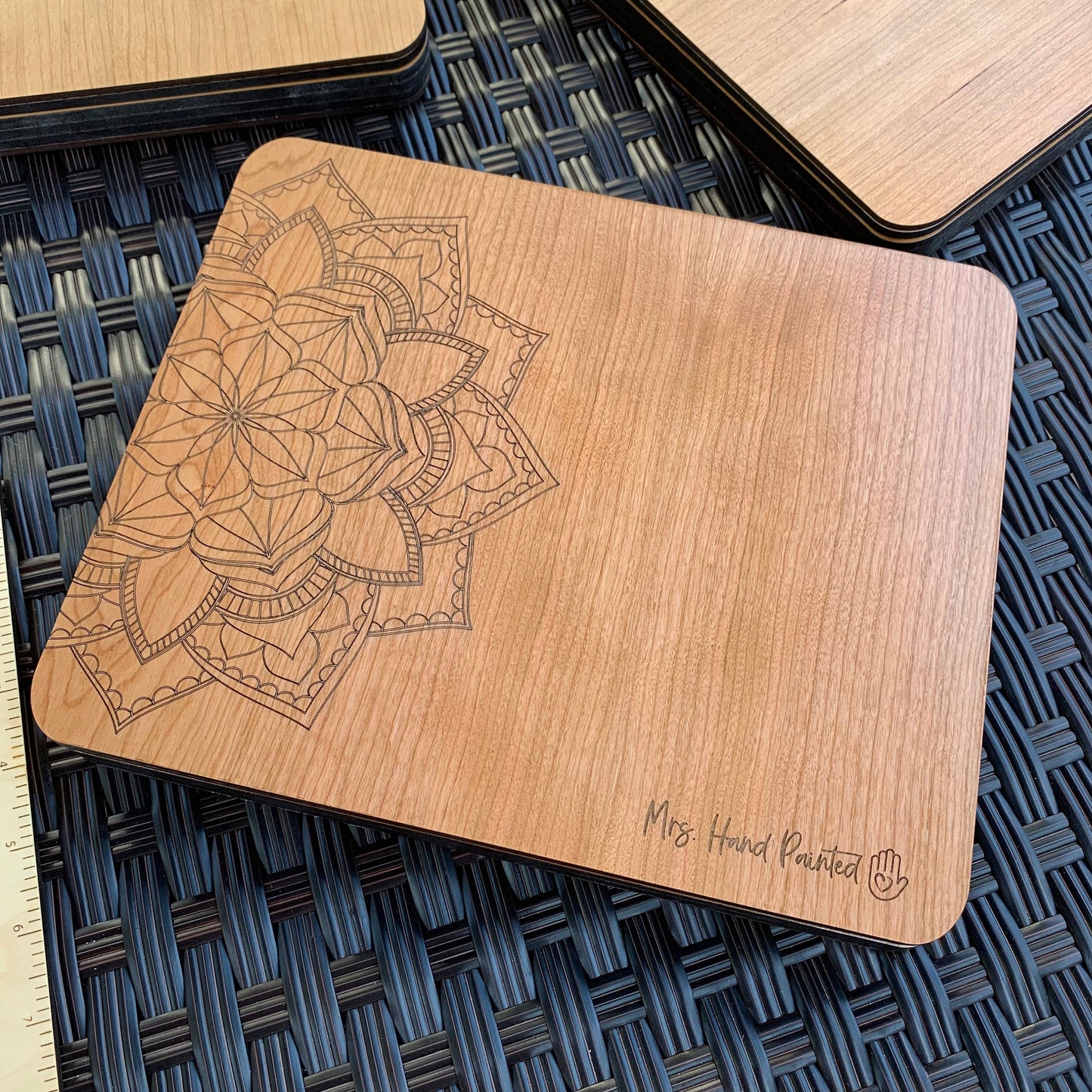 Plain (No Engravings) Wood Plein Air Pochade Watercolor Box