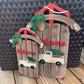 Wood Vintage Truck with Christmas Tree Sled Sign