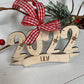 Personalized 2022 Snowflakes Ornament - Laser Cut Wood