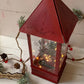 3D Laser Cut Wood Lighted Holiday Cardinal Lantern