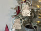 Doodle House Snow Globe Ornament Laser Cut Wood and Acrylic Personalized New Home or Realtor Gift