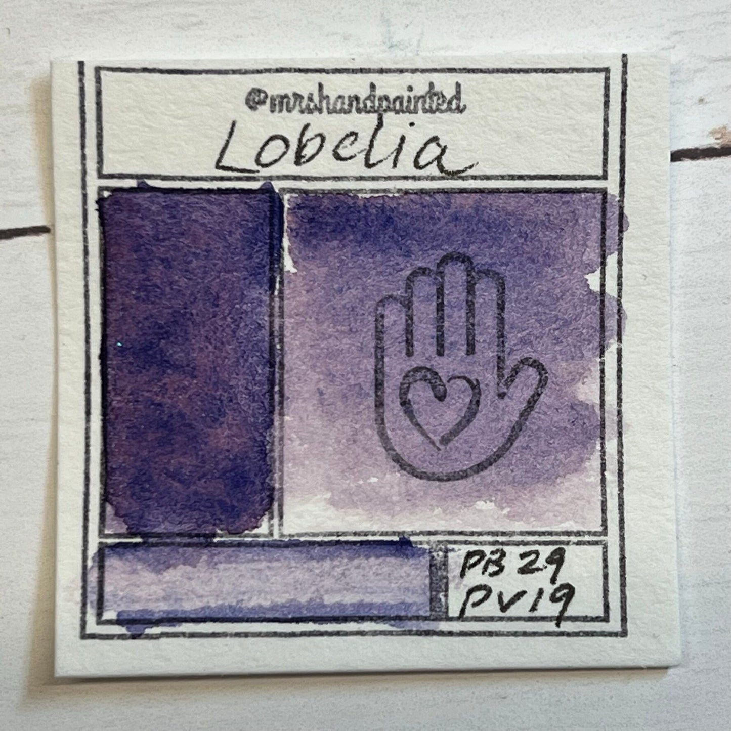 Handmade Watercolor Paints - LOBELIA