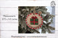Digital Cut File - Laser Cut File - Countdown to Christmas Ornament