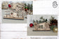 Laser Cut File - Tropical Retro Putz Houses Christmas Village - Digital Download Mid Century Modern Style Decor