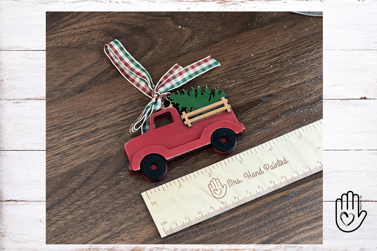 Digital Cut File - Laser Cut Ornament - Vintage Truck