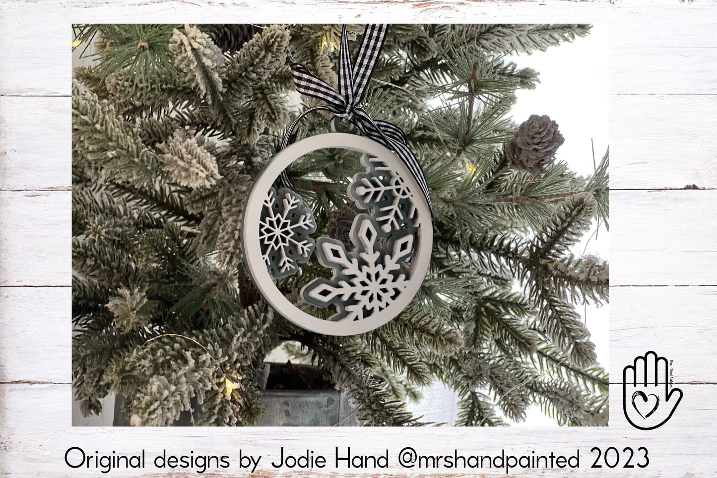 Layered Snowflake Christmas Ornament