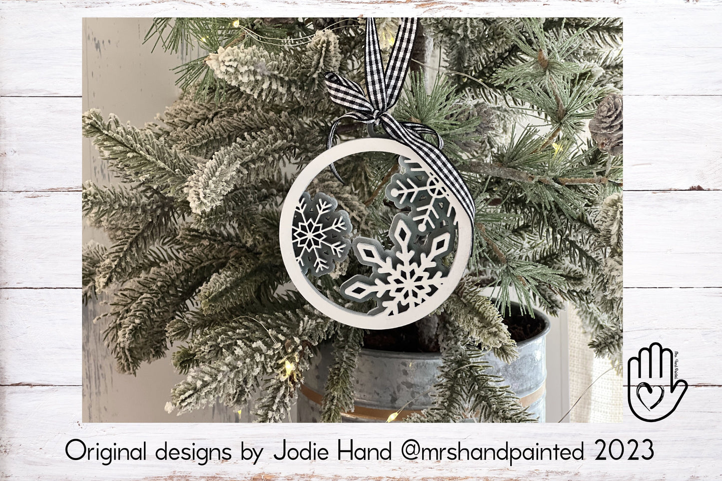 Layered Snowflake Christmas Ornament