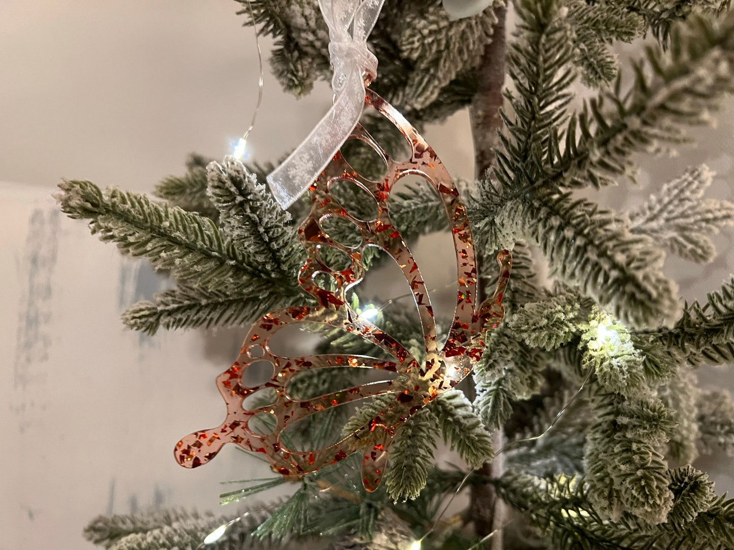 Laser Cut Acrylic Butterfly Ornament