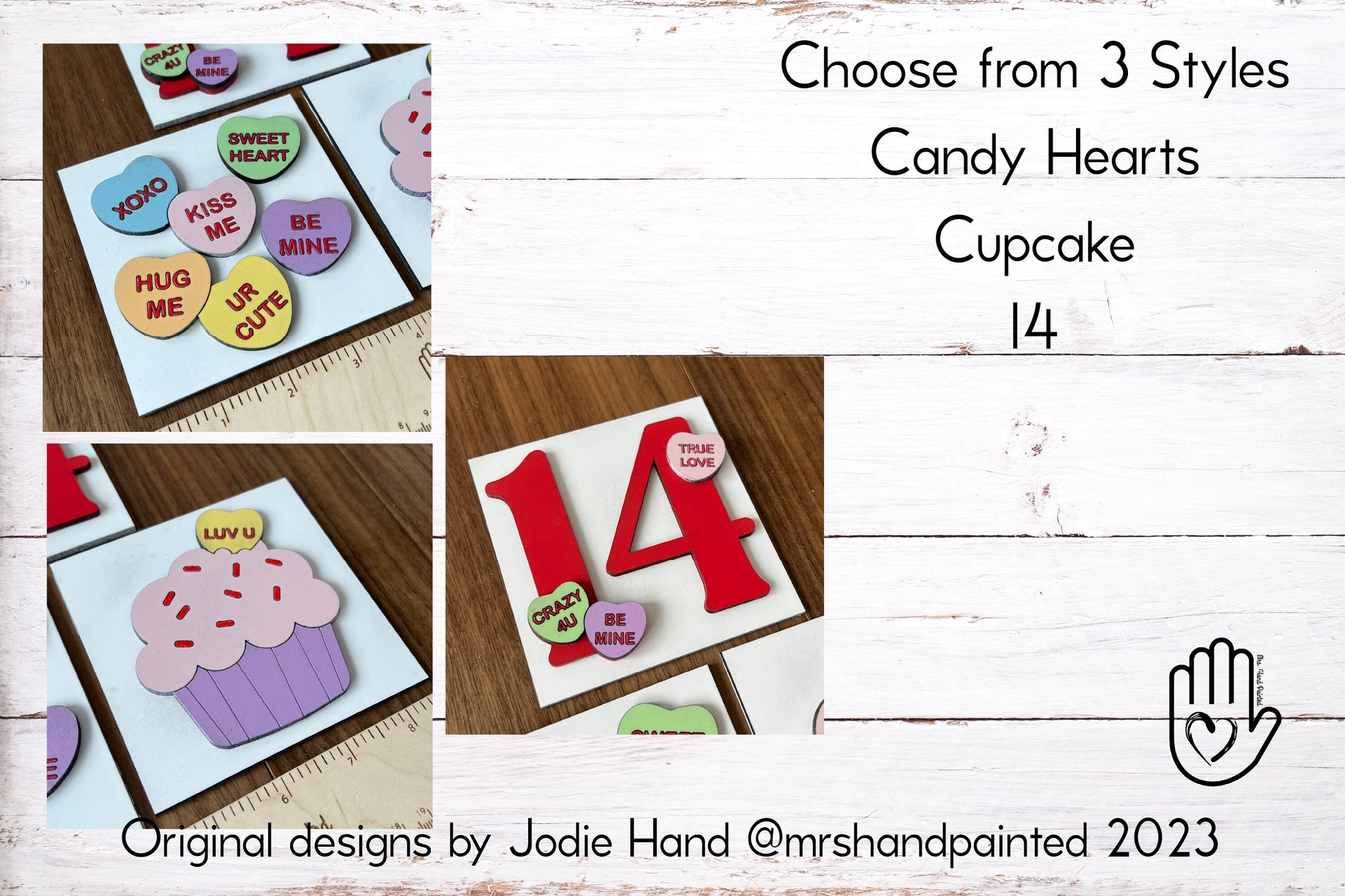 Digital Laser Cut File - Valentine Candy Hearts Interchangeable Sign Tiles