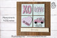 Digital Laser Cut File - Valentine XO Interchangeable Sign Tiles